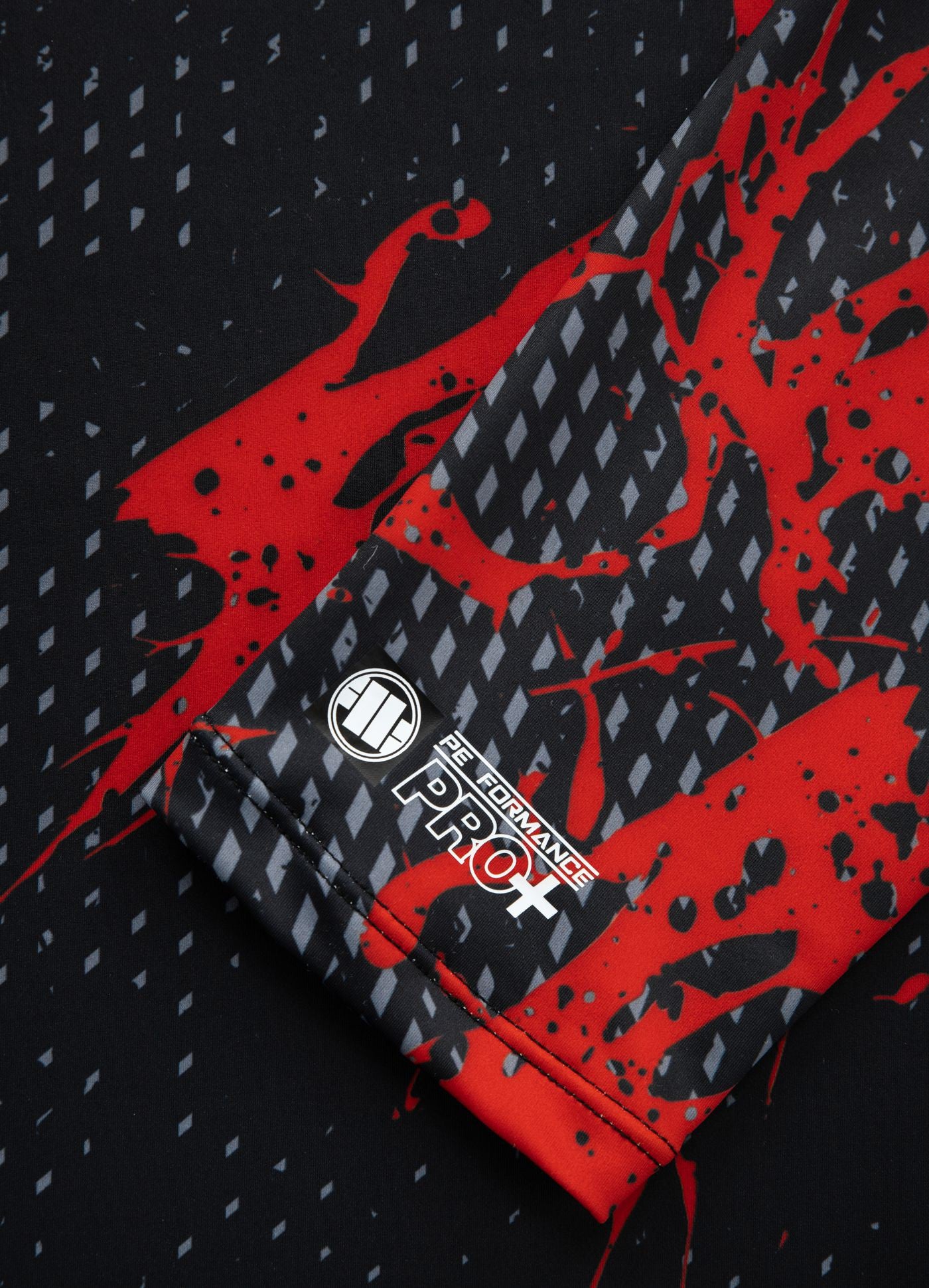 Pitbull Rashguard Męski Blood Dog Długi Rękaw 2.0 Czarny