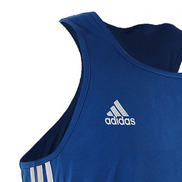Adidas Tank Top Sportowy Bokserski Niebieski