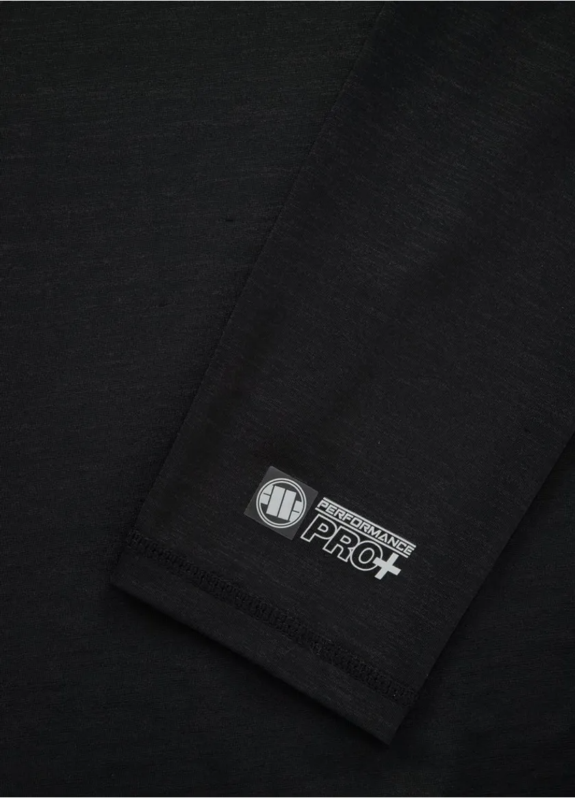 Pitbull Rashguard Męski Longsleeve Performance Pro Plus Small Logo Czarny