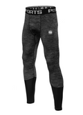 Pitbull Legginsy Treningowe Męskie Performance Pro Plus Small Logo Szare