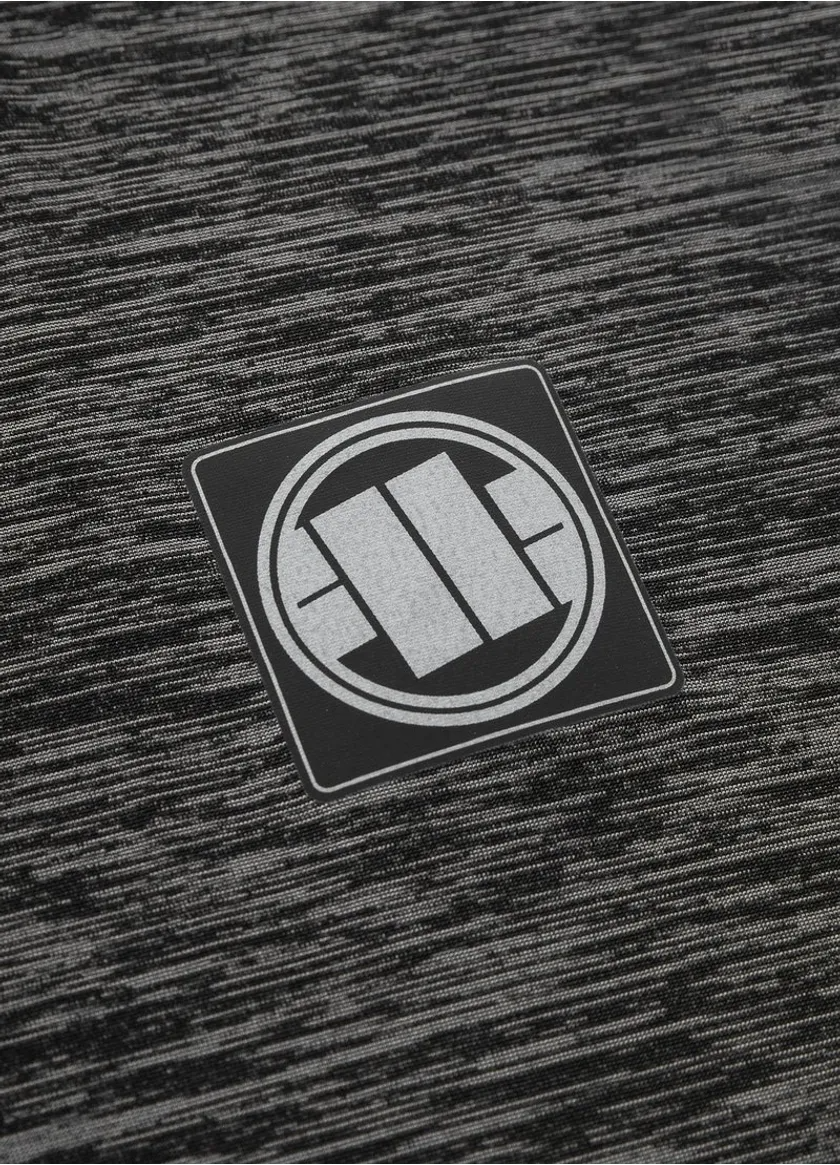 Pitbull Legginsy Treningowe Męskie Performance Pro Plus Small Logo Szare