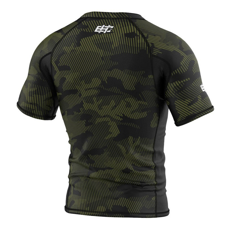 Extreme Hobby Rashguard Męski Krótki Rękaw Havoc Khaki