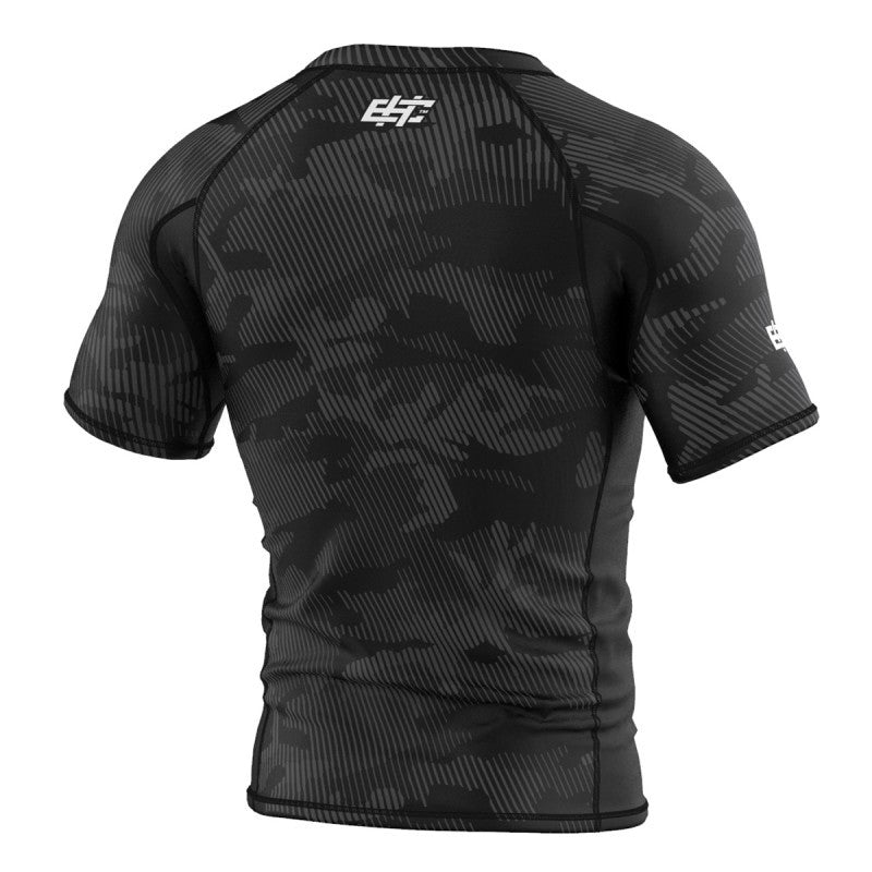 Extreme Hobby Rashguard Męski Krótki Rękaw Havoc Czarny