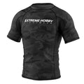 Extreme Hobby Rashguard Męski Krótki Rękaw Havoc Czarny