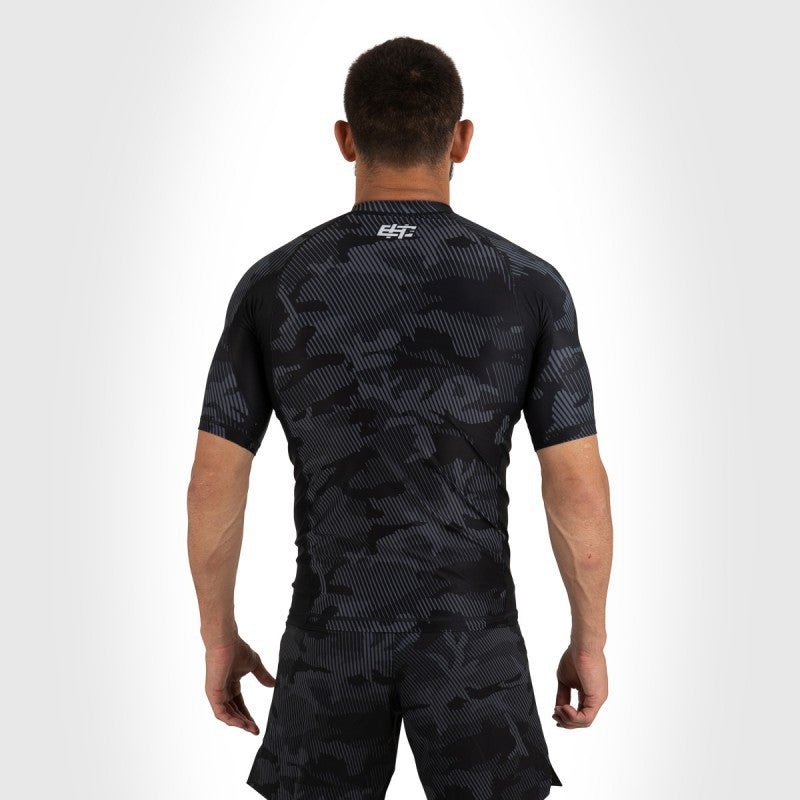 Extreme Hobby Rashguard Męski Krótki Rękaw Havoc Czarny