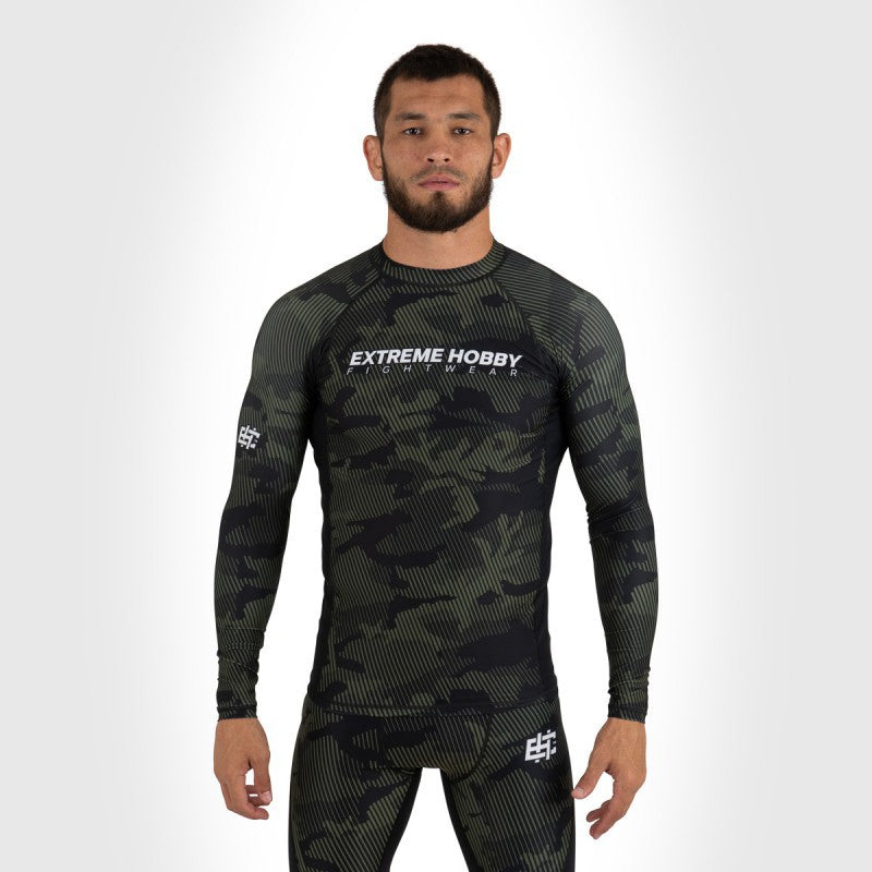 Extreme Hobby Rashguard Męski Długi Rękaw Havoc Khaki