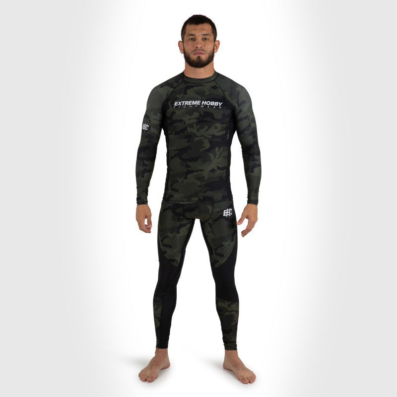Extreme Hobby Rashguard Męski Długi Rękaw Havoc Khaki