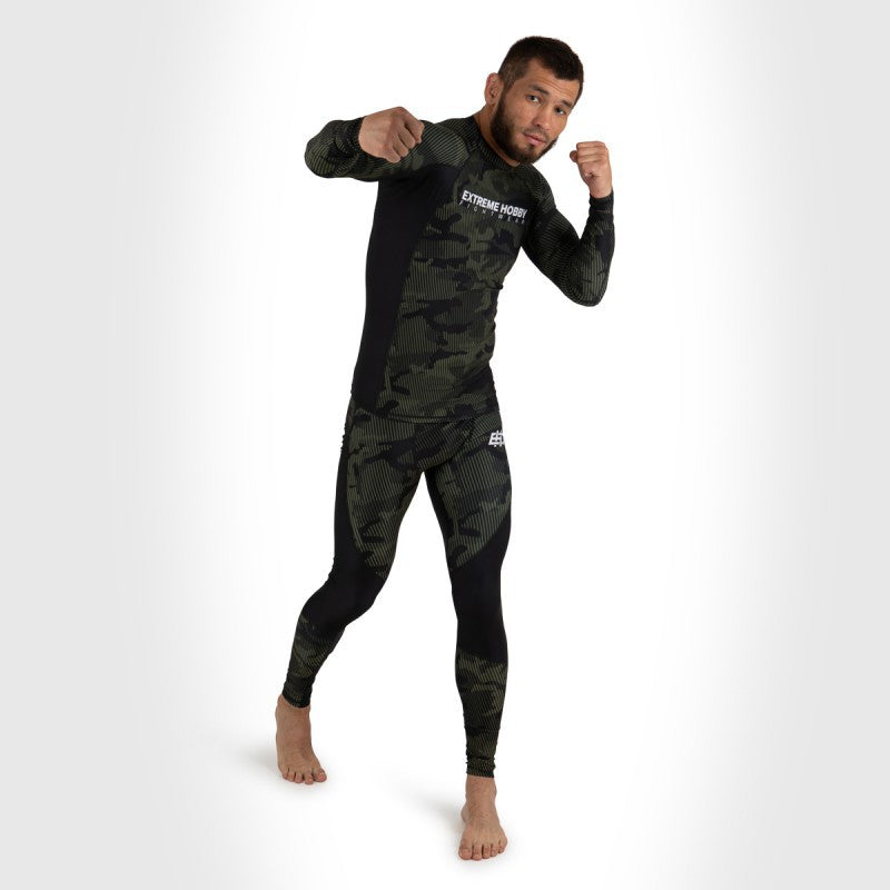 Extreme Hobby Rashguard Męski Długi Rękaw Havoc Khaki
