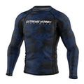 Extreme Hobby Rashguard Męski Długi Rękaw Havoc Niebieski