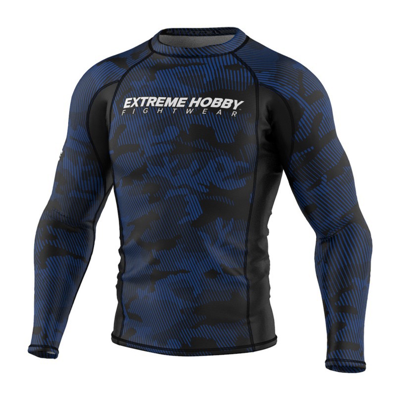 Extreme Hobby Rashguard Męski Długi Rękaw Havoc Niebieski