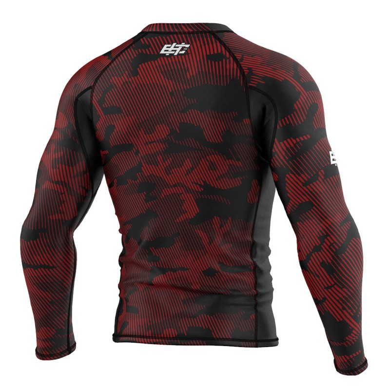 Extreme Hobby Rashguard Męski Długi Rękaw Havoc Czerwony