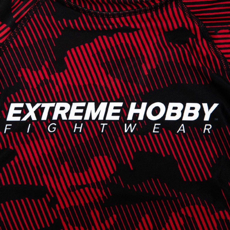 Extreme Hobby Rashguard Męski Długi Rękaw Havoc Czerwony