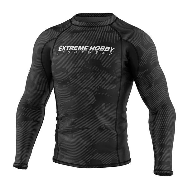 Extreme Hobby Rashguard Męski Długi Rękaw Havoc Czarny