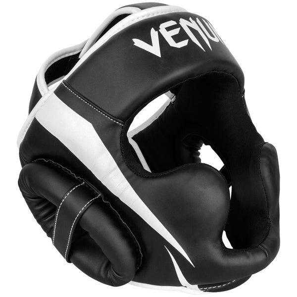 Venum Kask Bokserski Elite Czarny/Biały
