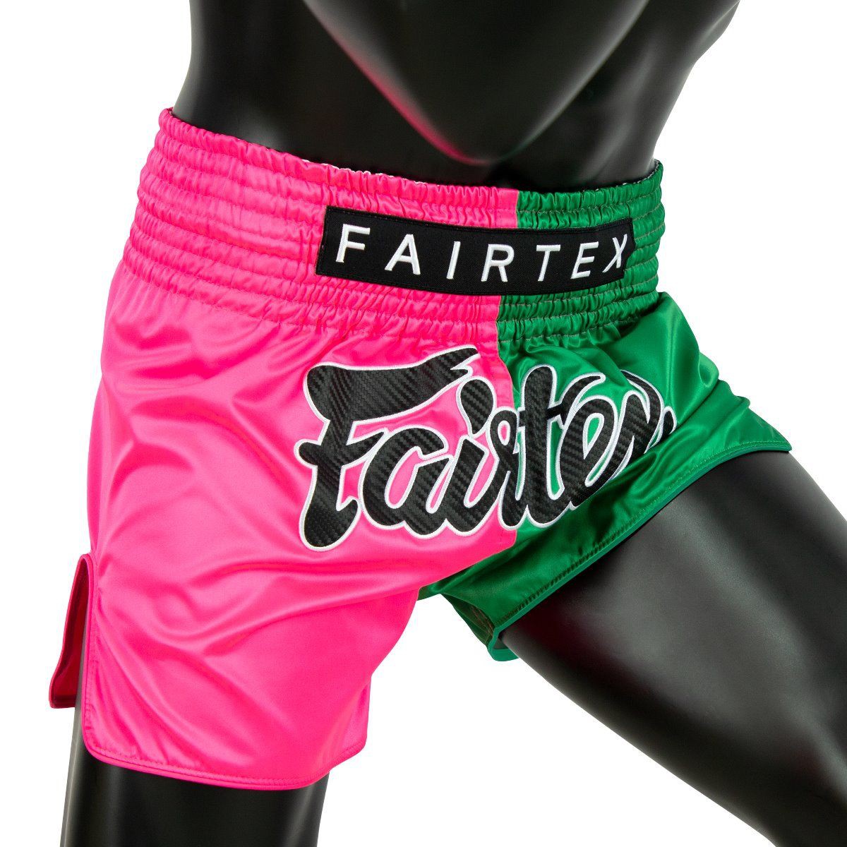 Fairtex Spodenki Muay Thai BS1911 Różowe/Zielone