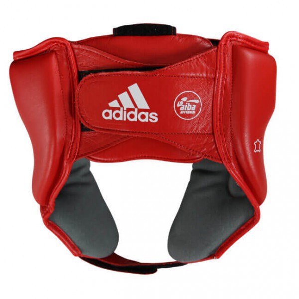 Adidas Kask Bokserski z Atestem AIBA Czerwony