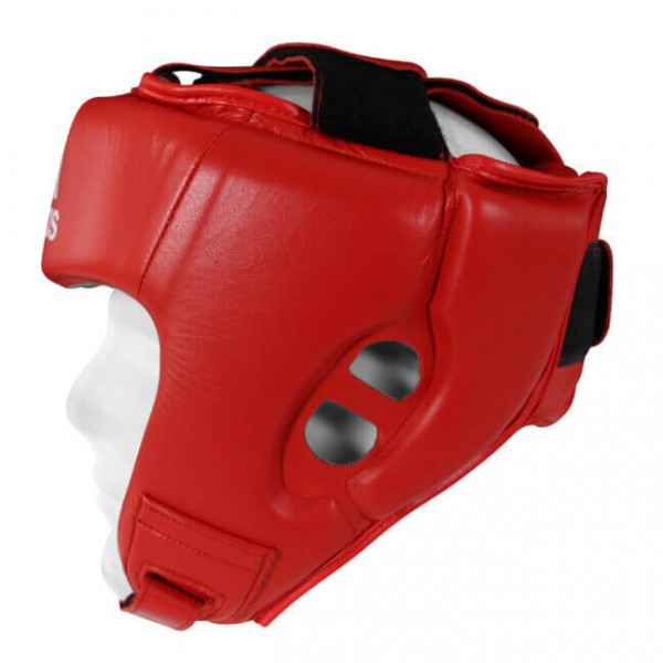 Adidas Kask Bokserski z Atestem AIBA Czerwony