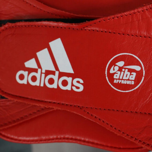 Adidas Kask Bokserski z Atestem AIBA Czerwony