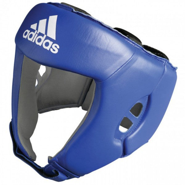 Adidas Kask Bokserski z Atestem AIBA Niebieski