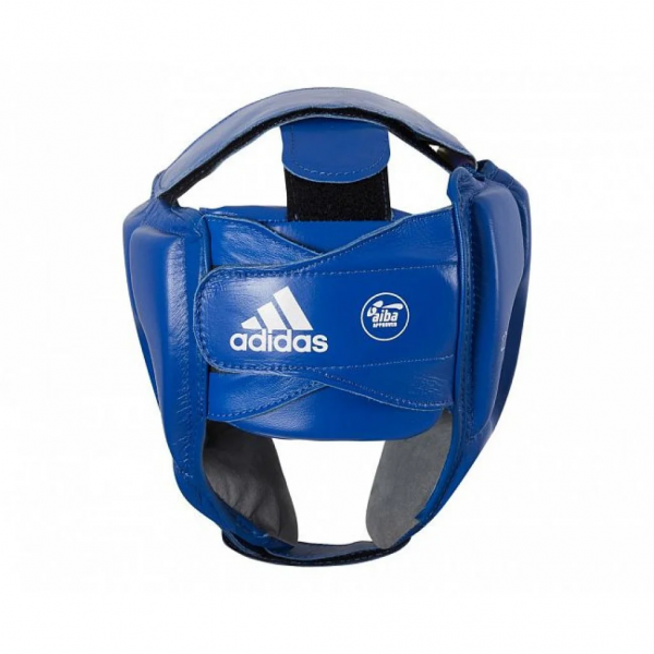 Adidas Kask Bokserski z Atestem AIBA Niebieski