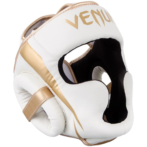 Venum Kask Bokserski Elite Biały/Złoty