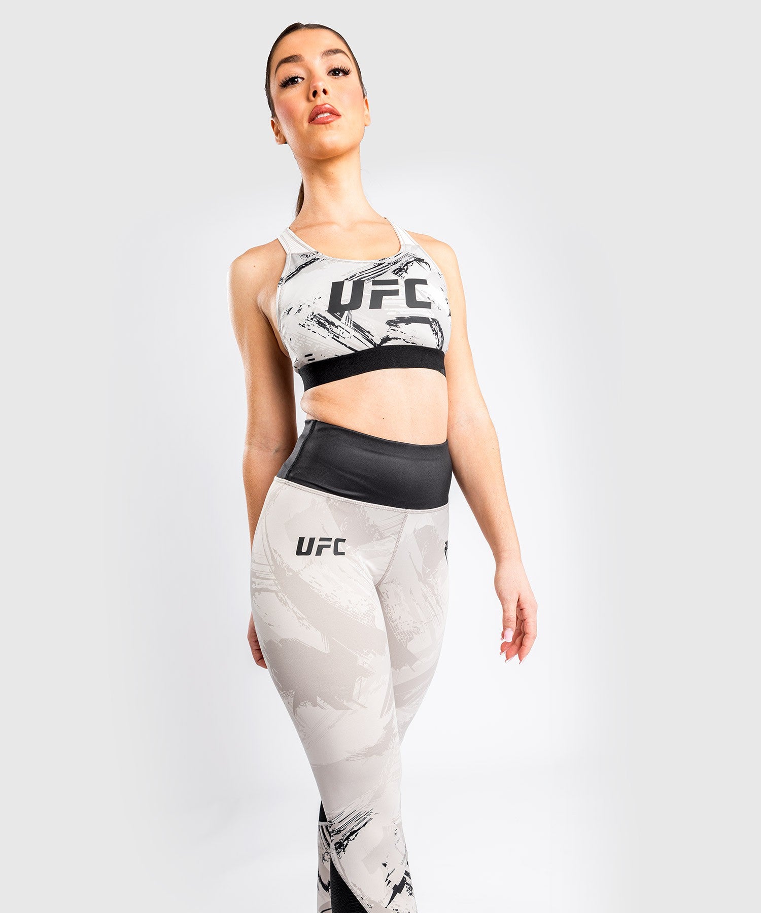 Venum UFC Legginsy Damskie Authentic Fight Week 2.0 Piaskowe