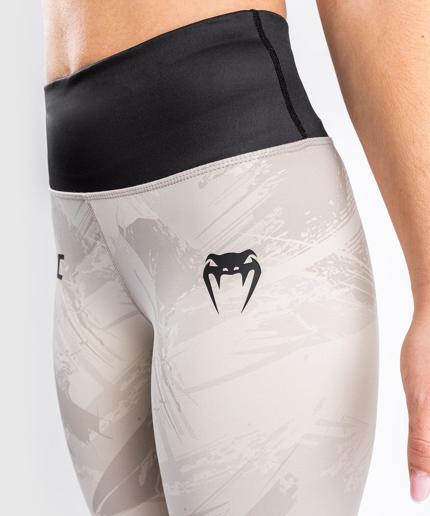 Venum UFC Legginsy Damskie Authentic Fight Week 2.0 Piaskowe