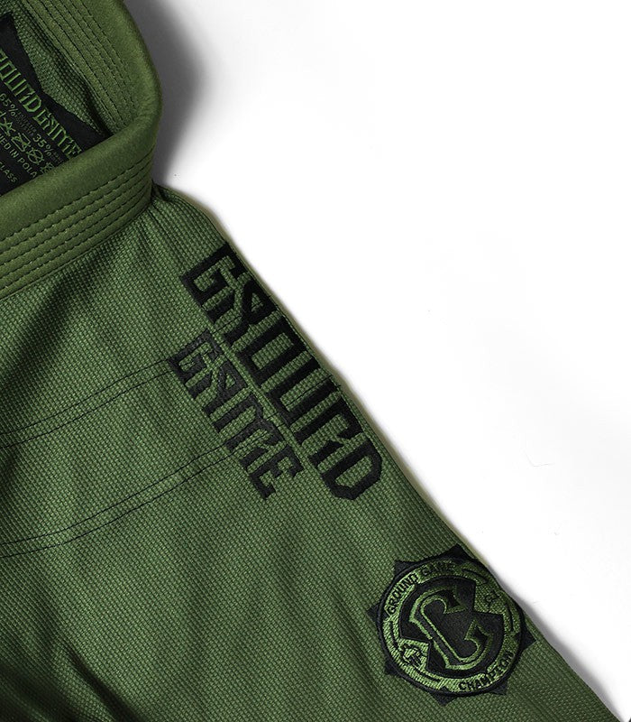 Ground Game Kimono/Gi BJJ Męskie Champion 2.0 Oliwkowe