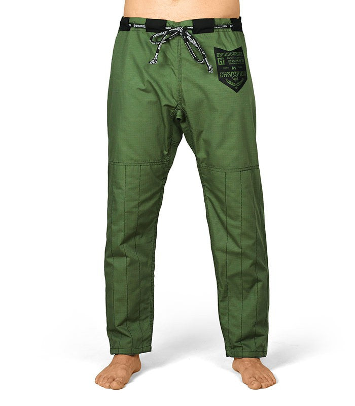 Ground Game Kimono/Gi BJJ Męskie Champion 2.0 Oliwkowe