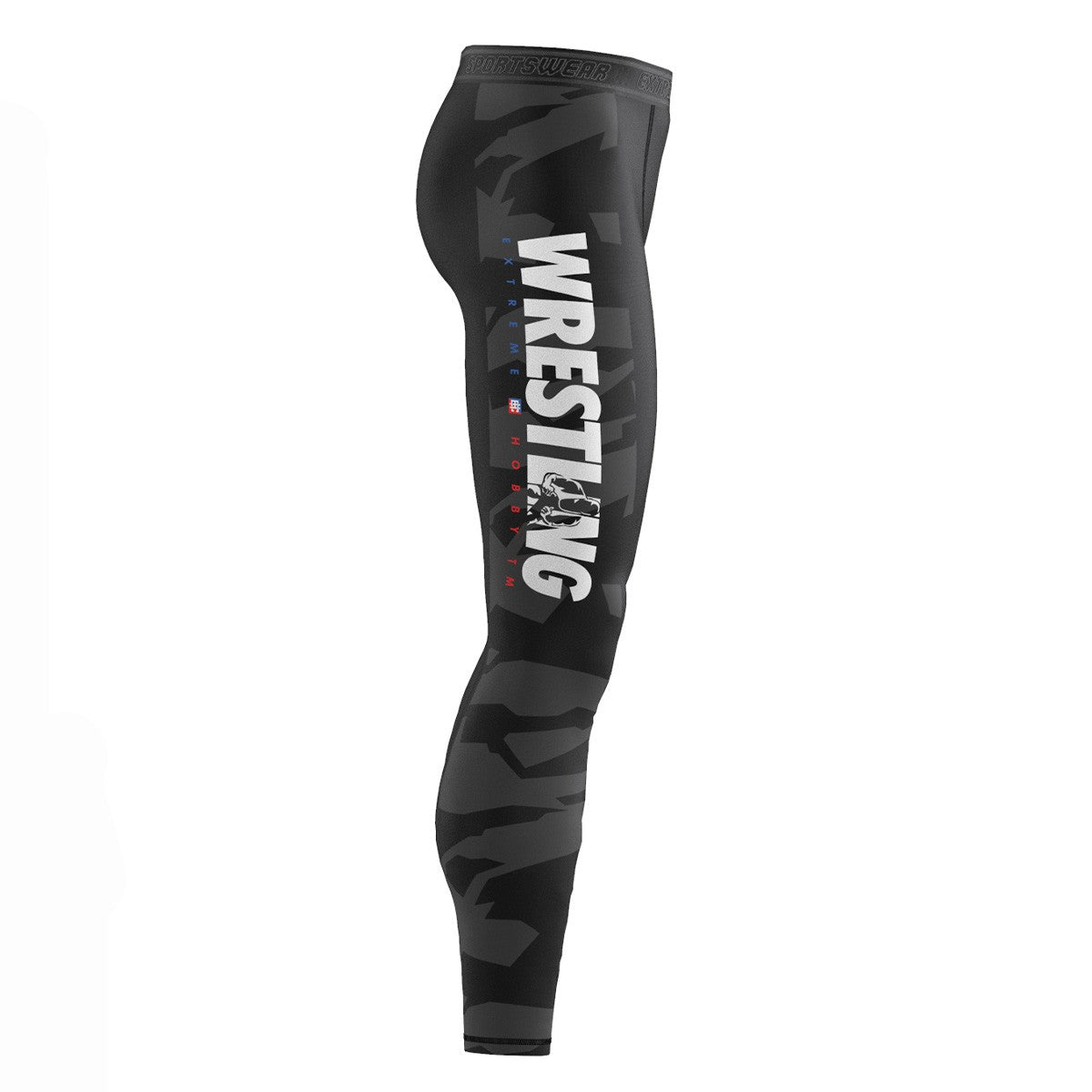 Extreme Hobby Legginsy Męskie Bold Wrestling