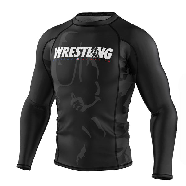 Extreme Hobby Rashguard Męski Długi Rękaw Bold Wrestling
