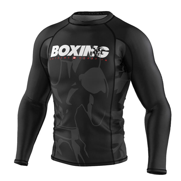 Extreme Hobby Rashguard Męski Długi Rękaw Bold Boxing