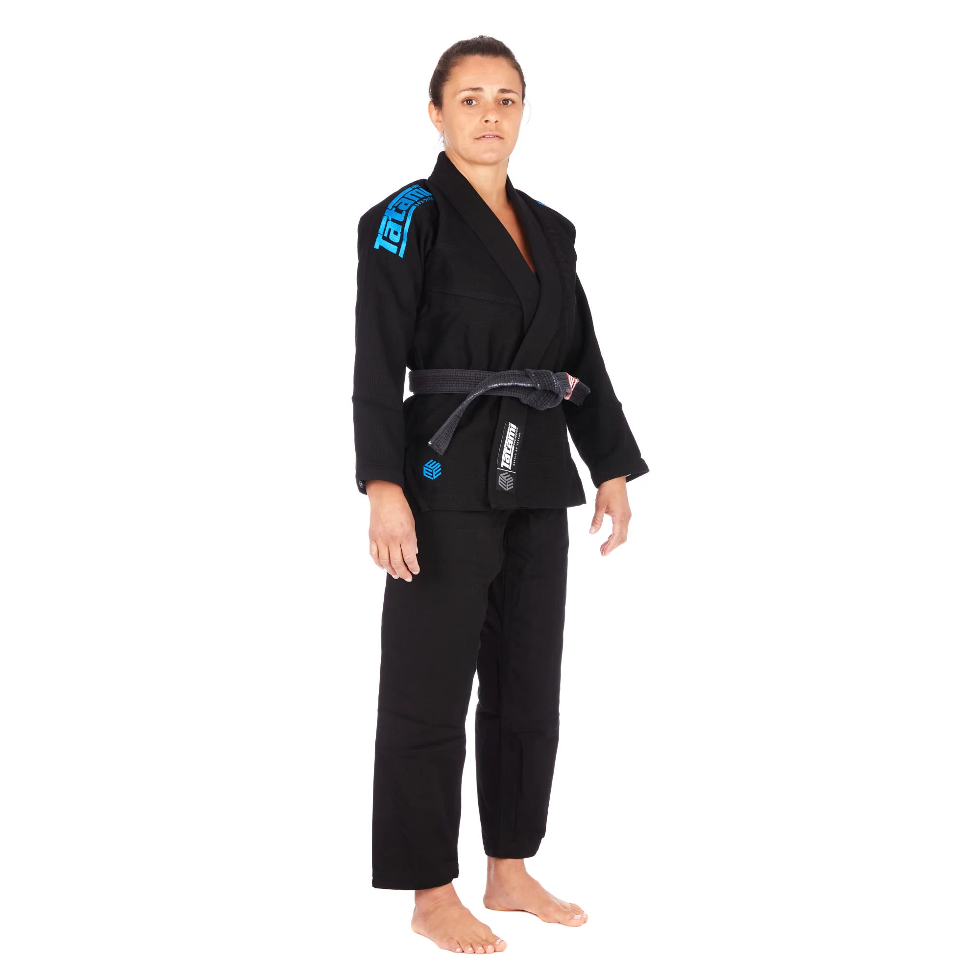 Tatami Kimono/Gi Damskie Estilo Black Label Czarne/Niebieskie