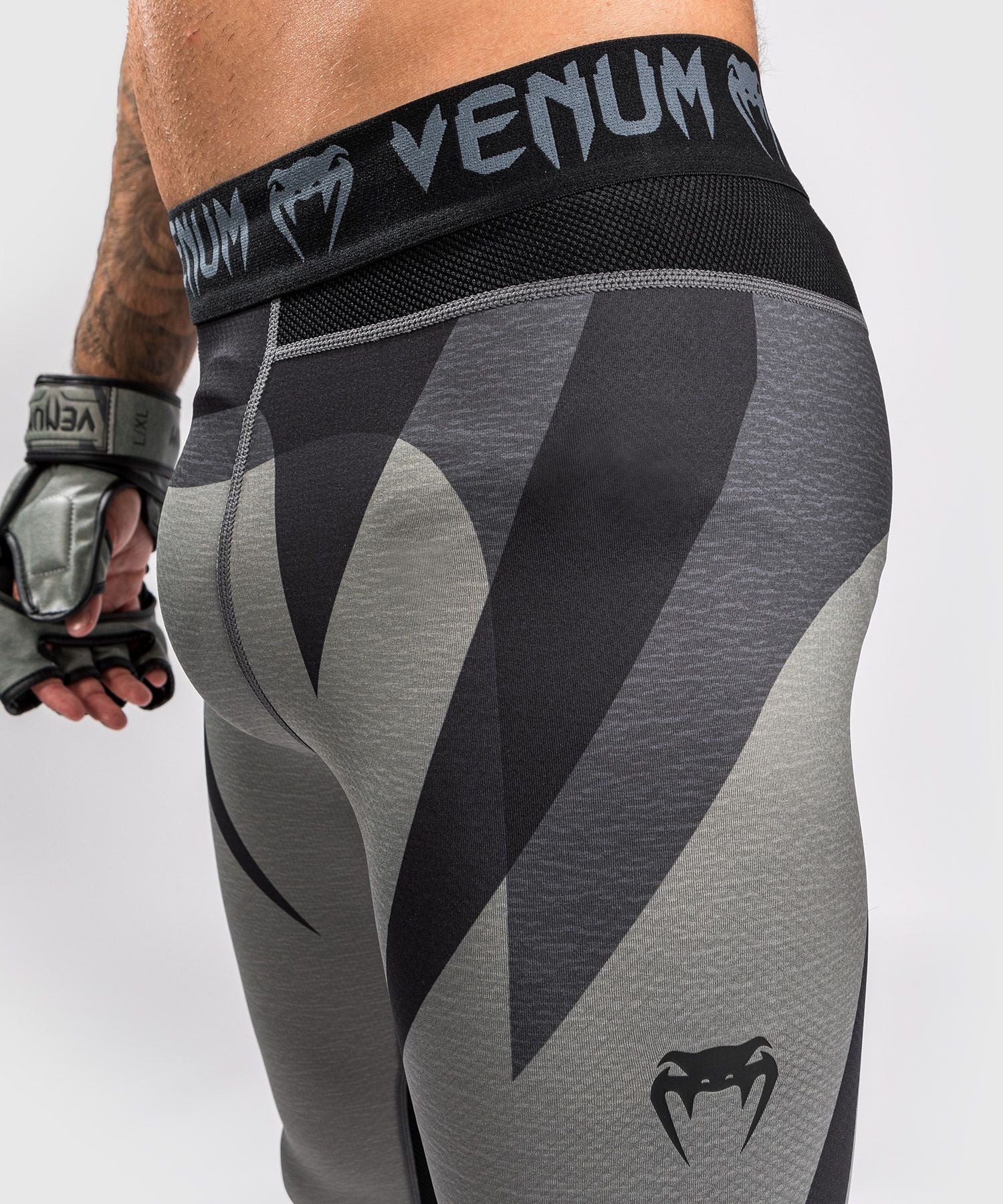 Venum Legginsy Treningowe Męskie Stone Zielone