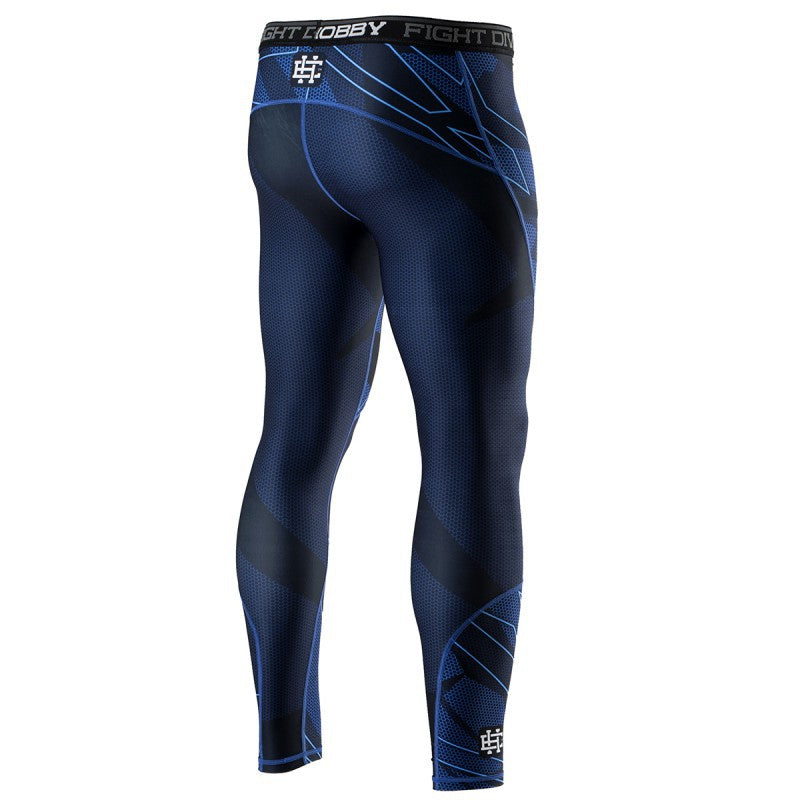 Extreme Hobby Legginsy Męskie Shadow Niebieskie