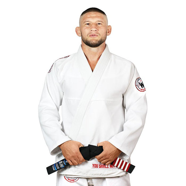 Ground Game Kimono/Gi BJJ Męskie Wizard Białe