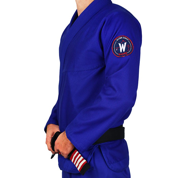 Ground Game Kimono/Gi BJJ Męskie Wizard Niebieskie