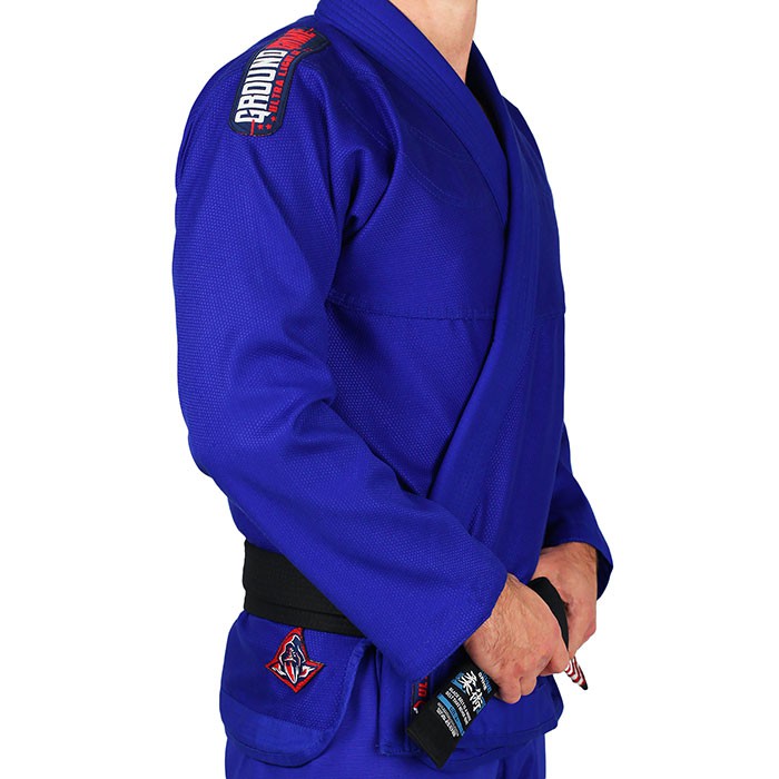 Ground Game Kimono/Gi BJJ Męskie Wizard Niebieskie