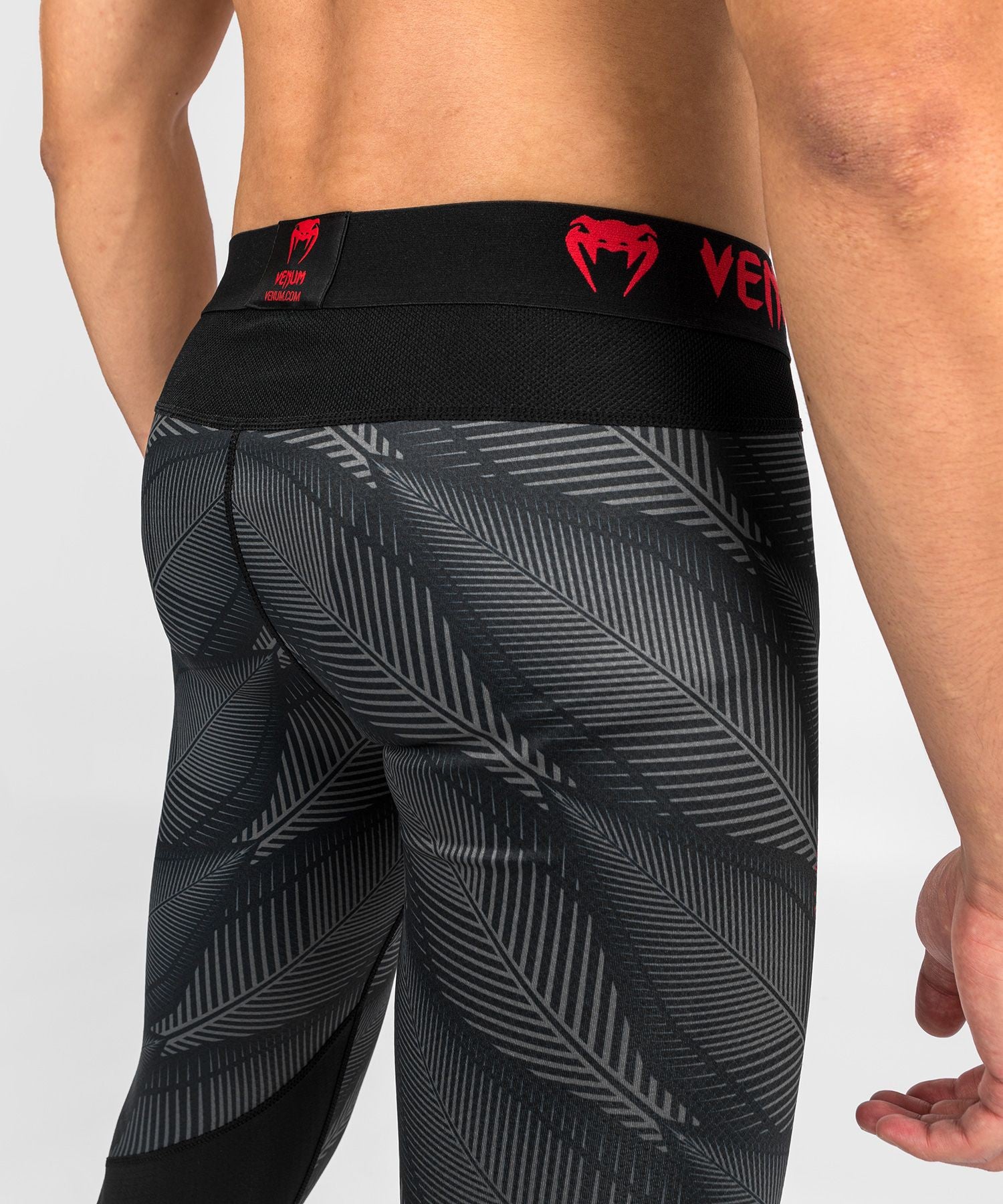 Venum Legginsy Treningowe Męskie Phantom Czarne/Czerwone