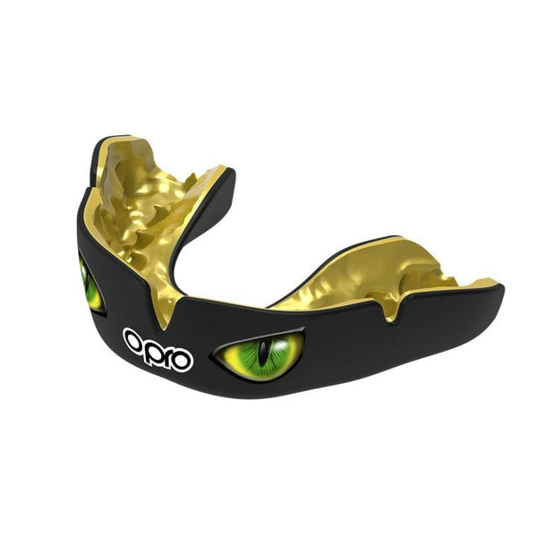 Opro Ochraniacz Na Zęby Instant Custom Fit Eyes Czarny/Zielony