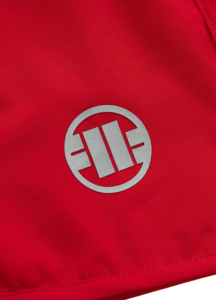 Pitbull Spodenki Sportowe Performance Small Logo Czerwone