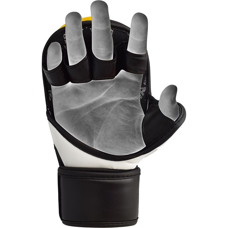 RDX Rękawice do MMA GGL-T6 Żółte
