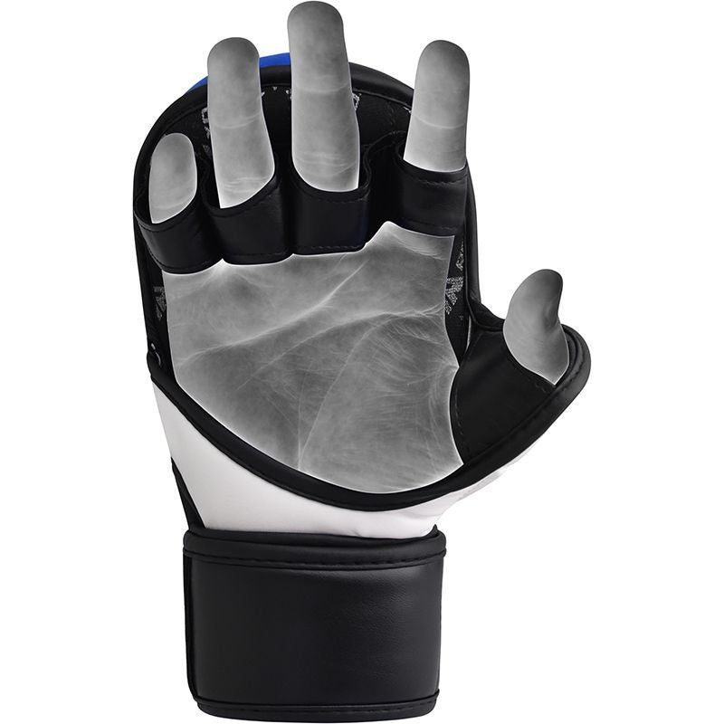 RDX Rękawice do MMA GGL-T6 Niebieskie