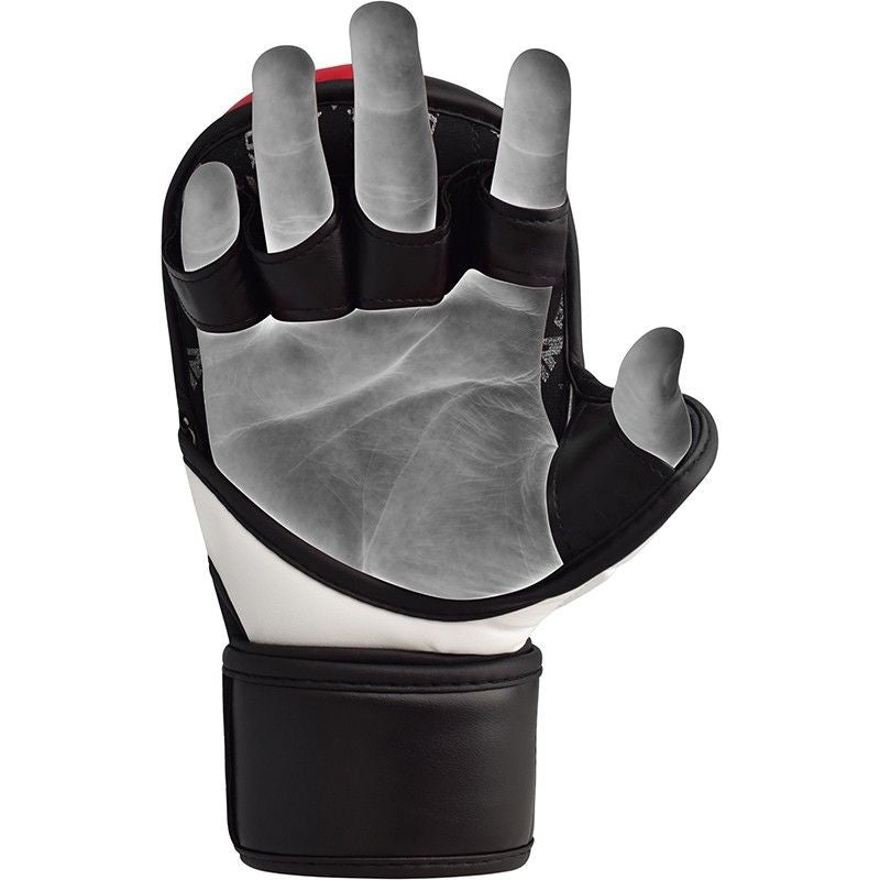 RDX Rękawice do MMA GGL-T6 Czerwone