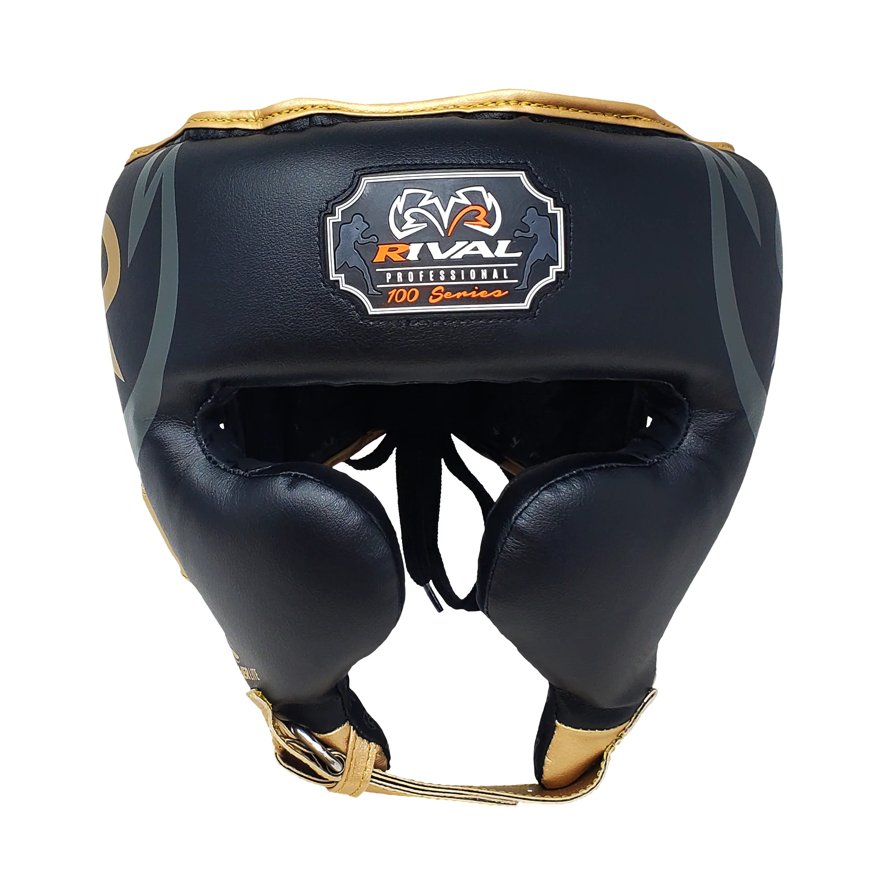 Rival Kask Bokserski RHG100 Professional Czarny/Złoty