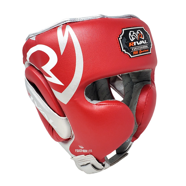 Rival Kask Bokserski RHG100 Professional Czerwony/Srebrny