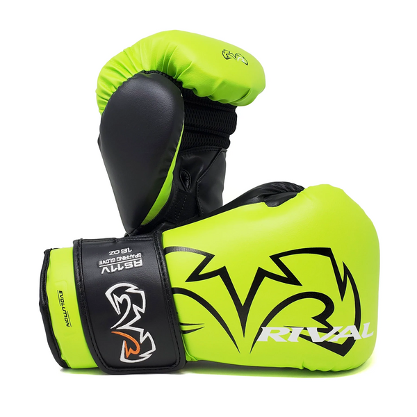 Rival Rękawice bokserskie sparingowe RS11V Evolution Limonkowe