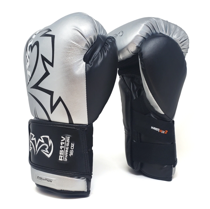 Rival Rękawice Bokserskie Sparingowe RS11V Evolution Srebrne
