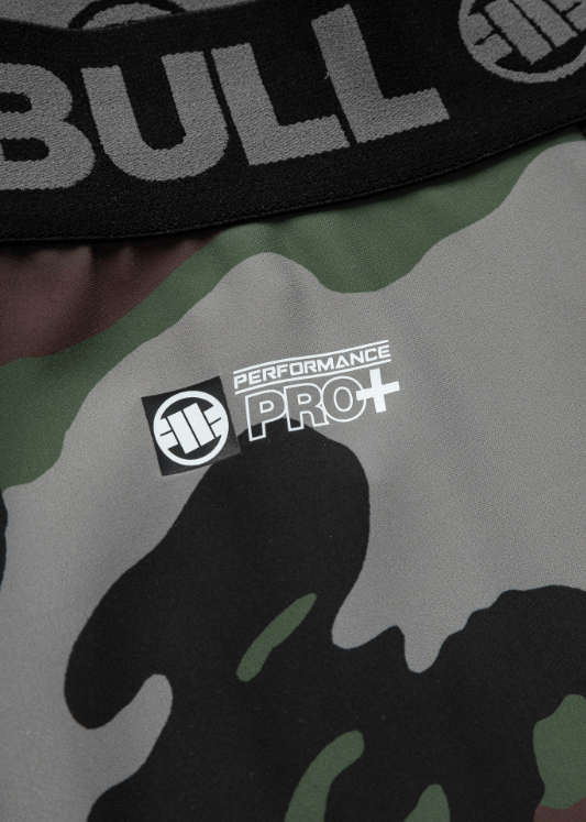 Pitbull Legginsy Męskie Cross Camo Woodland Camo