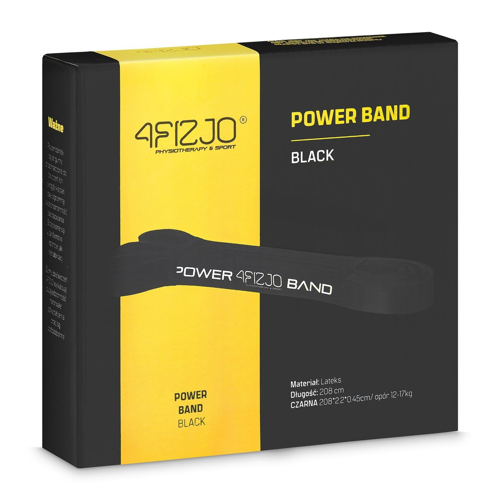 4FIZJO Guma oporowa POWER BAND 12-17 kg czarna